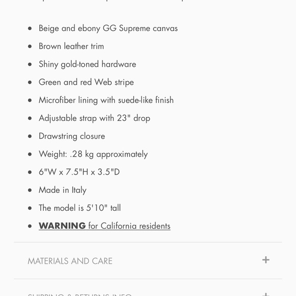 Mini Gucci ophidia bucket bag - Picture 5 of 6